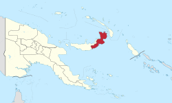 East New Britain in Papua New Guinea